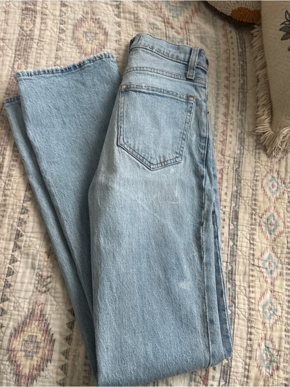 Abercrombie & Fitch Light Blue Straight Leg Jeans